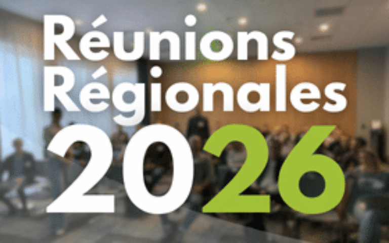 Les réunions régionales 2026